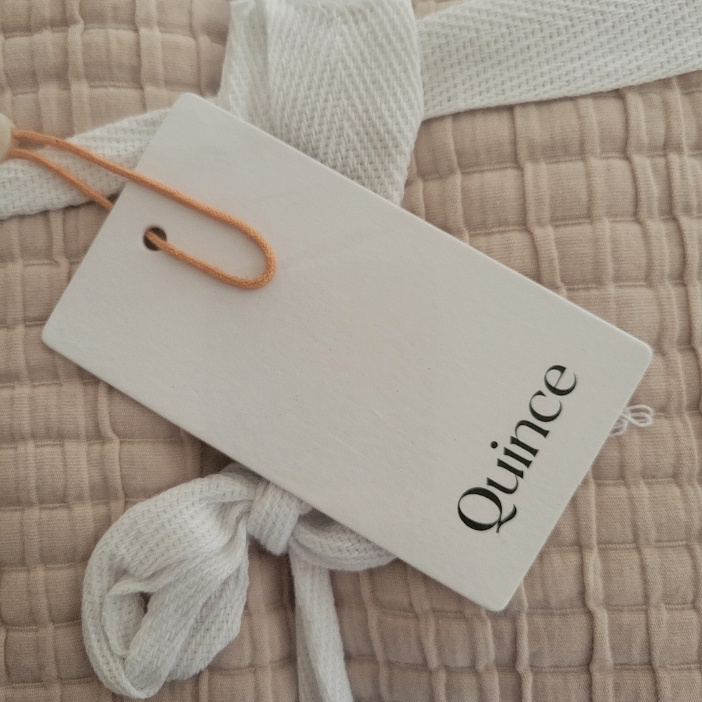 Quince Organic Ribbed Cotton Coverlet Set - 3 pieces - Full/Queen - Sand - Picture 13 of 13